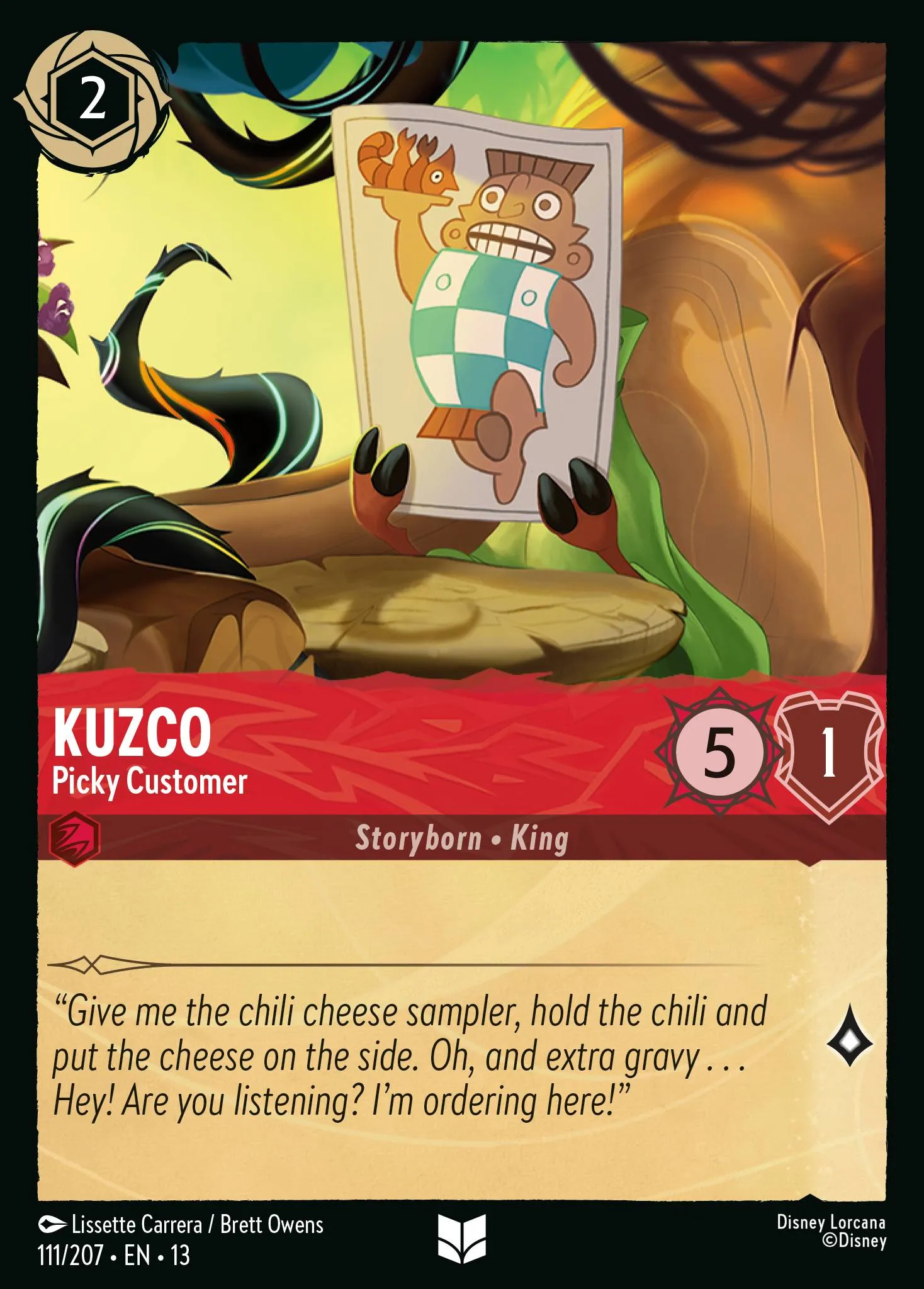 Kuzco - Picky Customer · Attack of the Vine! 111/227