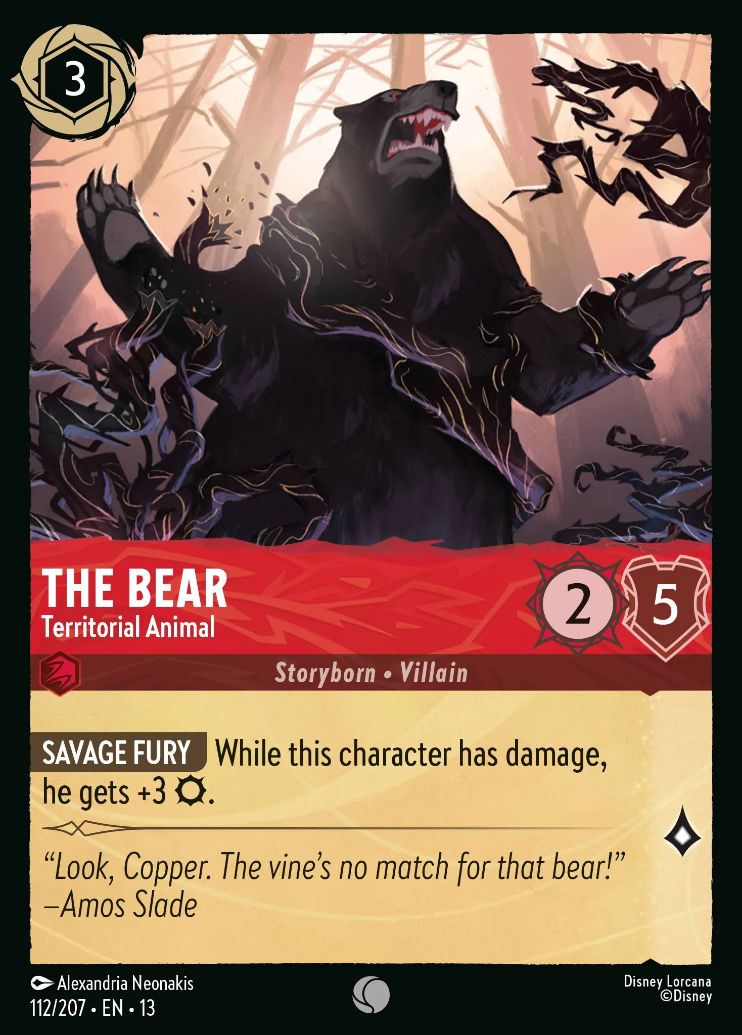 The Bear - Territorial Animal · Attack of the Vine! 112/227