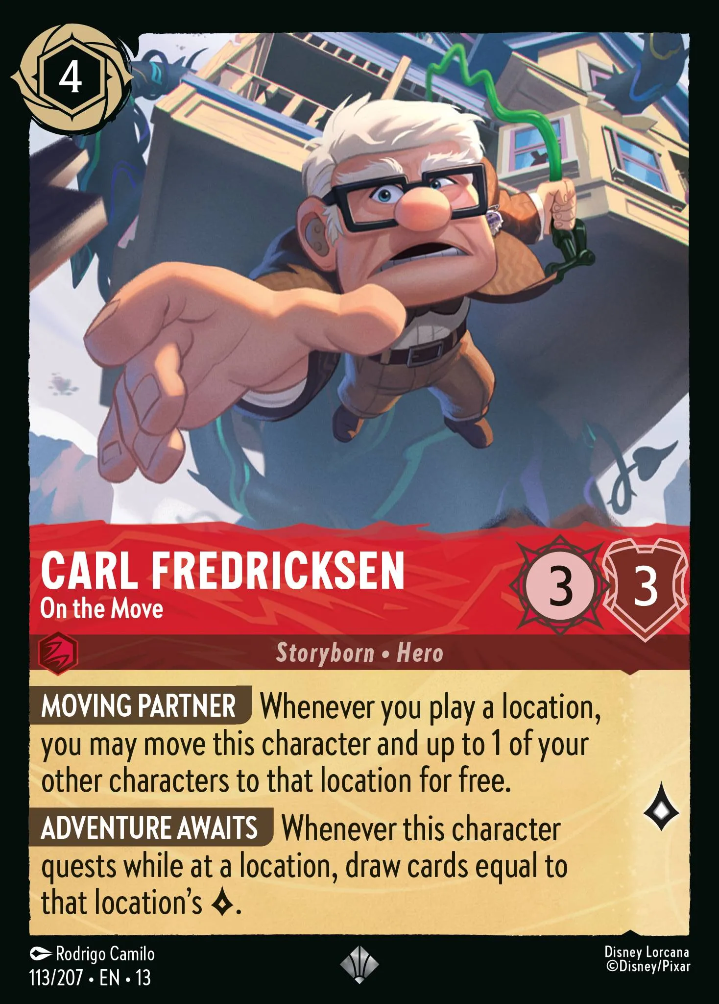 Carl Fredricksen - On the Move · Attack of the Vine! 113/227