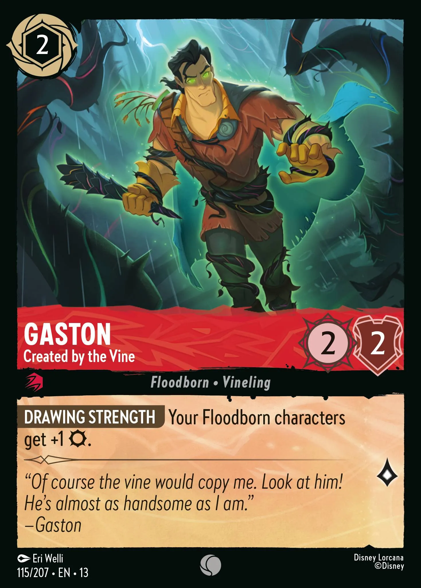 Gaston - Created by the Vine · Attack of the Vine! 115/227