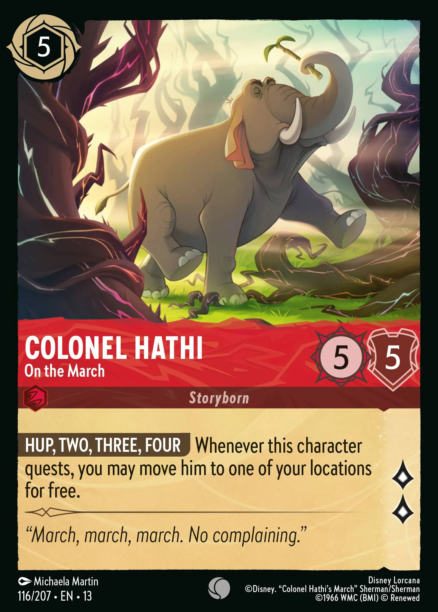 Colonel Hathi - On the March · Attack of the Vine! 116/227