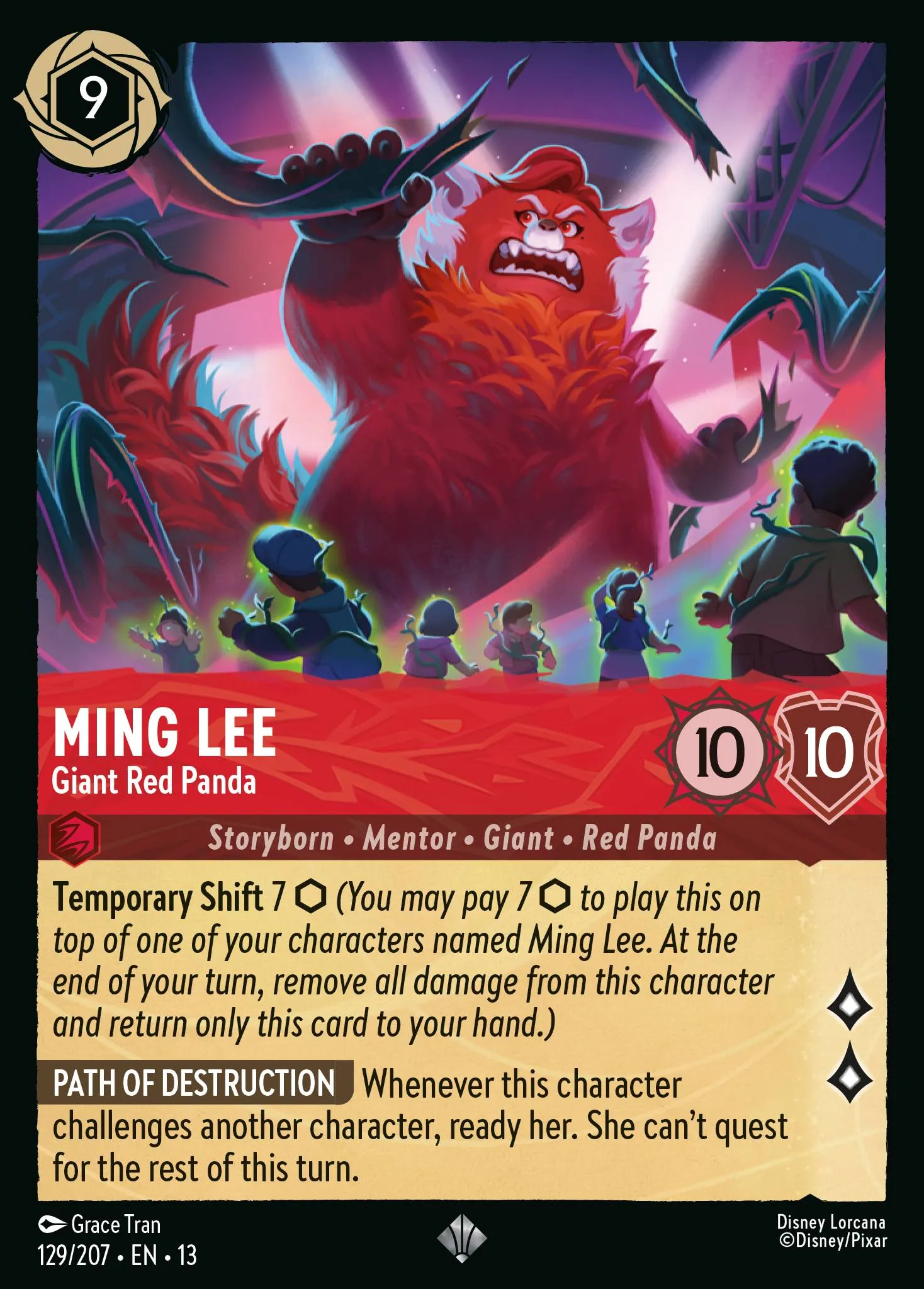 Ming Lee - Giant Red Panda · Attack of the Vine! 129/227