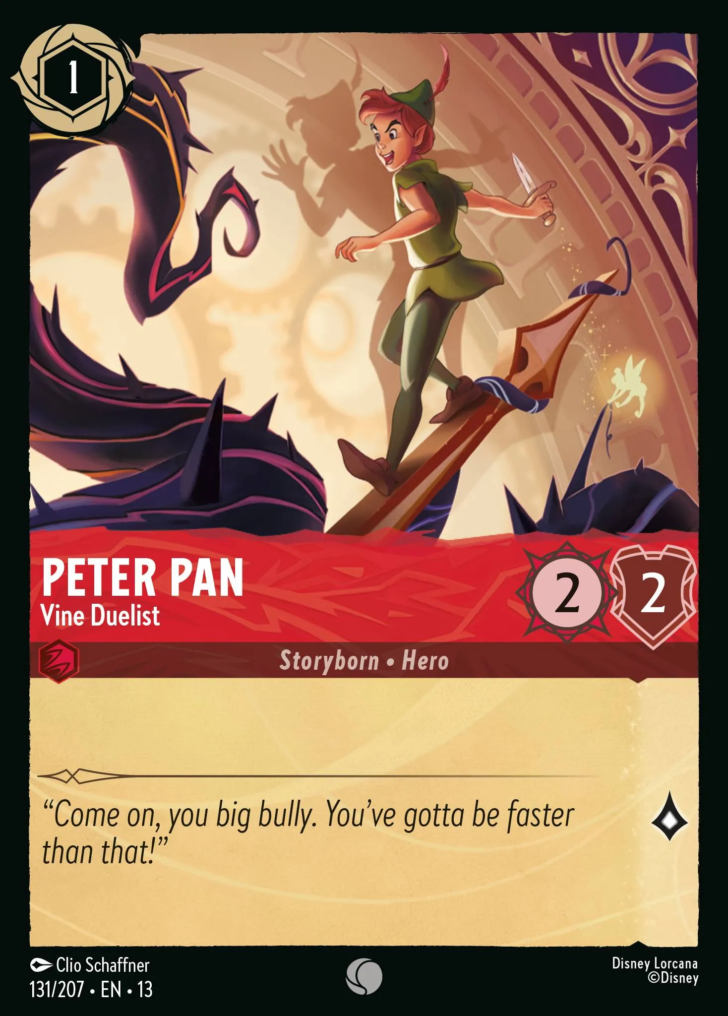 Peter Pan - Vine Duelist · Attack of the Vine! 131/227