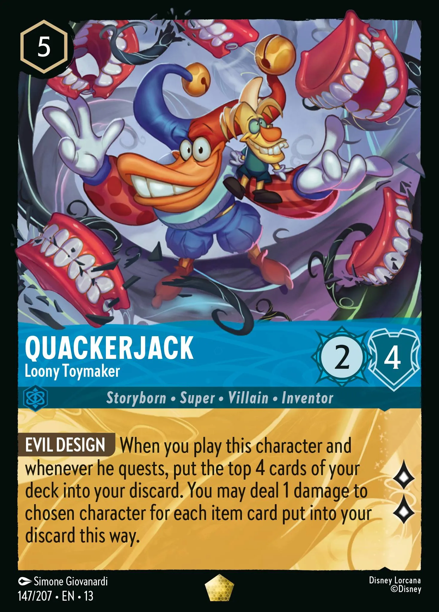 Quackerjack - Loony Toymaker · Attack of the Vine! 147/227