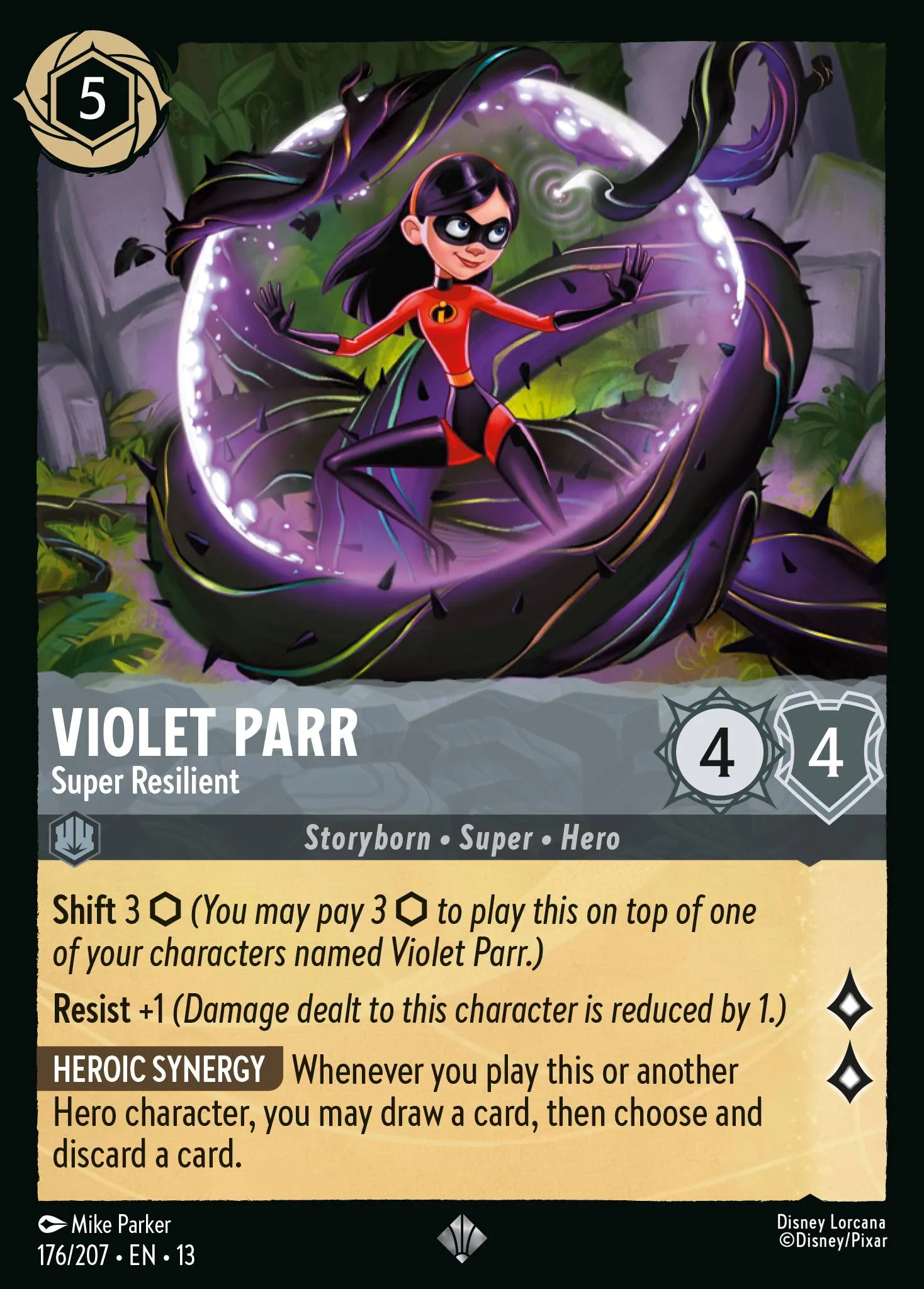 Violet Parr - Super Resilient · Attack of the Vine! 176/227