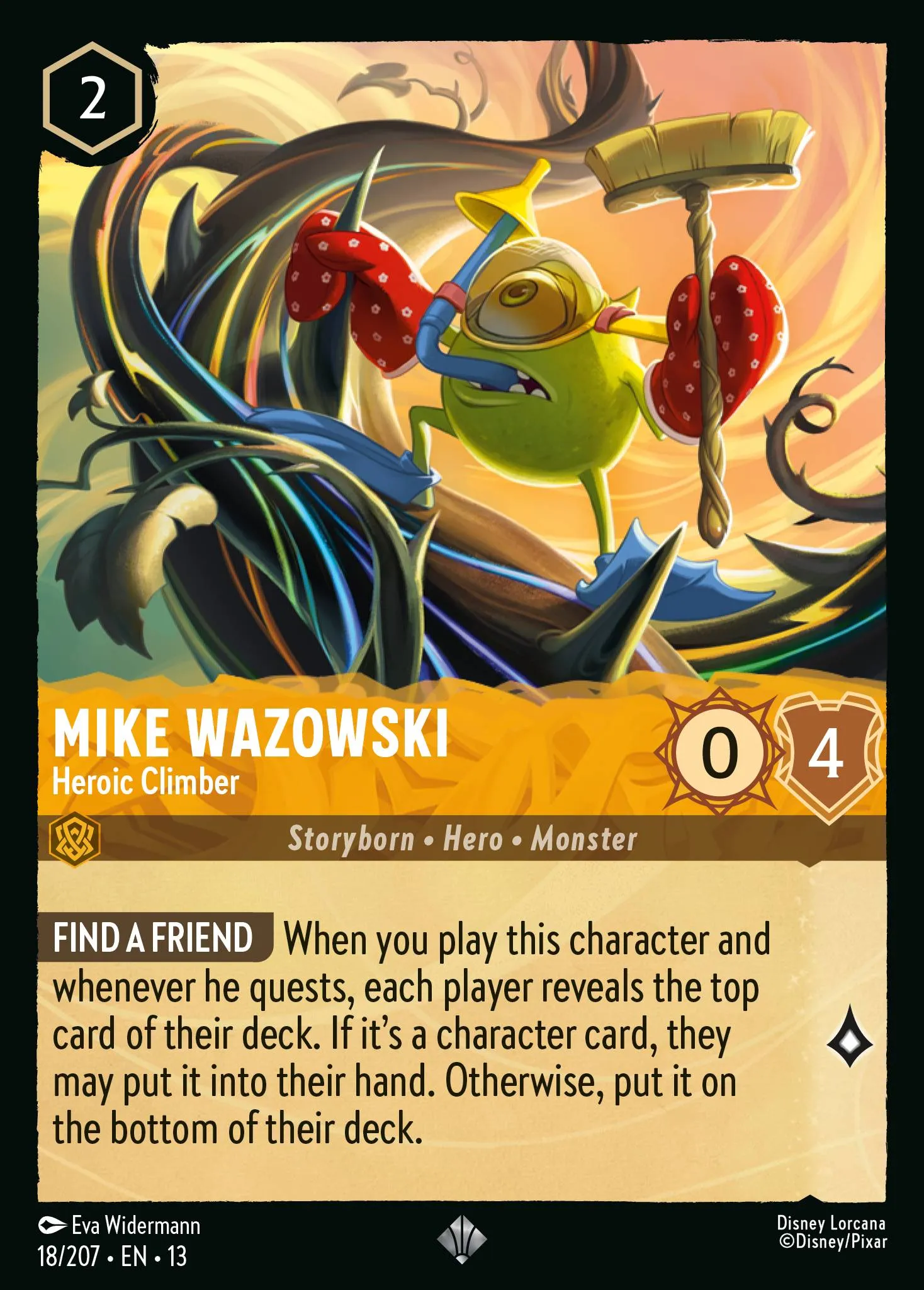 Mike Wazowski - Heroic Climber · Attack of the Vine! 18/227