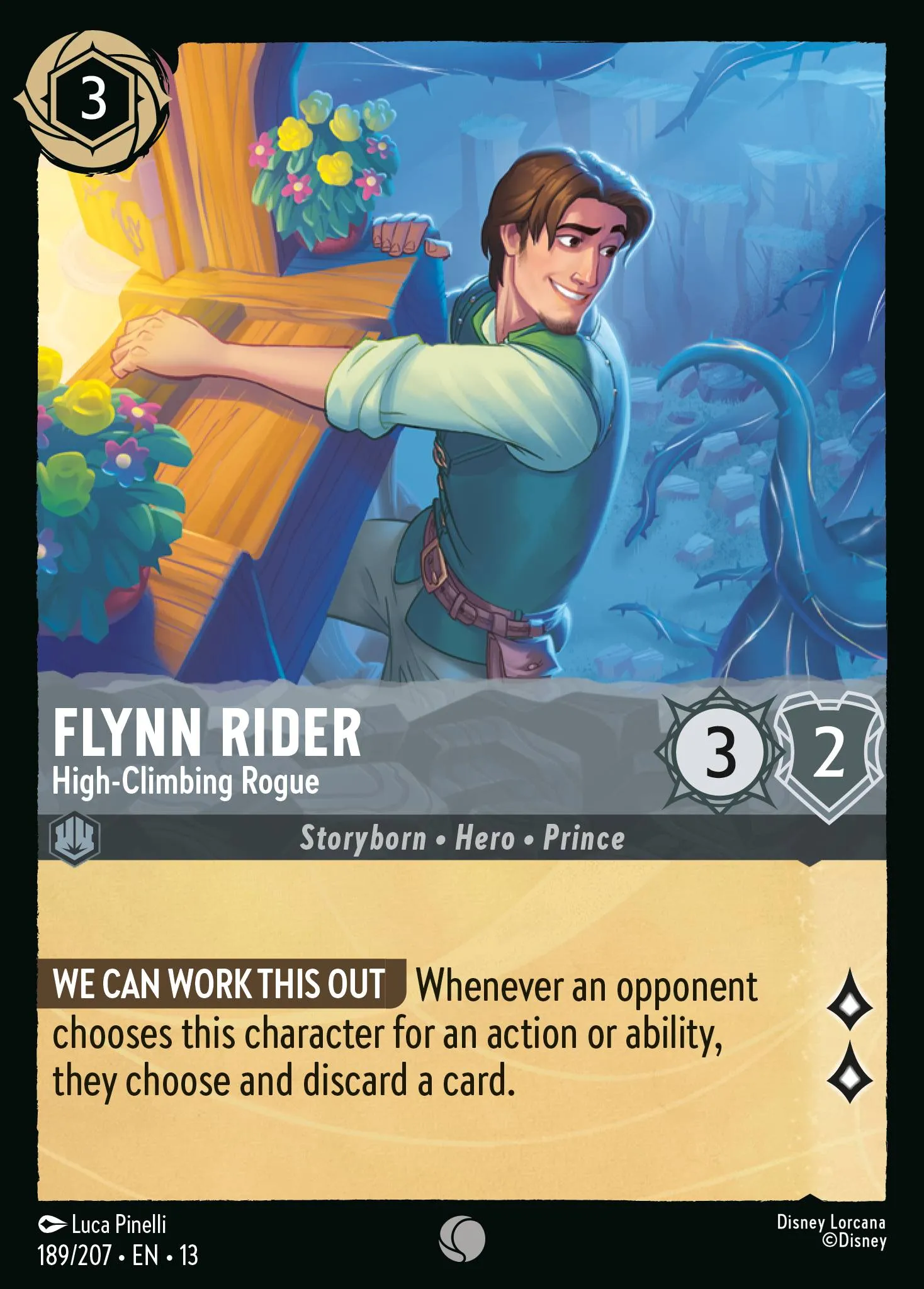 Flynn Rider - High-Climbing Rogue · Attack of the Vine! 189/227