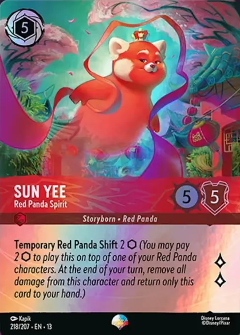 Sun Yee - Red Panda Spirit · Attack of the Vine! 218/227
