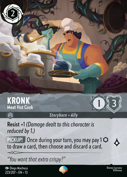 Kronk - Meat Hut Cook · Attack of the Vine! 223/227