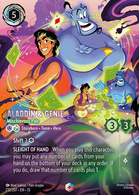 Aladdin & Genie - Mischievous Pals · Attack of the Vine! 232/227