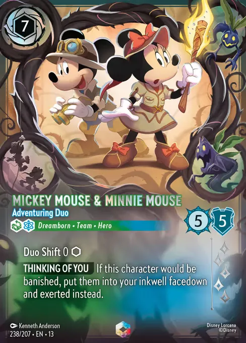 Mickey Mouse & Minnie Mouse - Adventuring Duo · Attack of the Vine! 238/227
