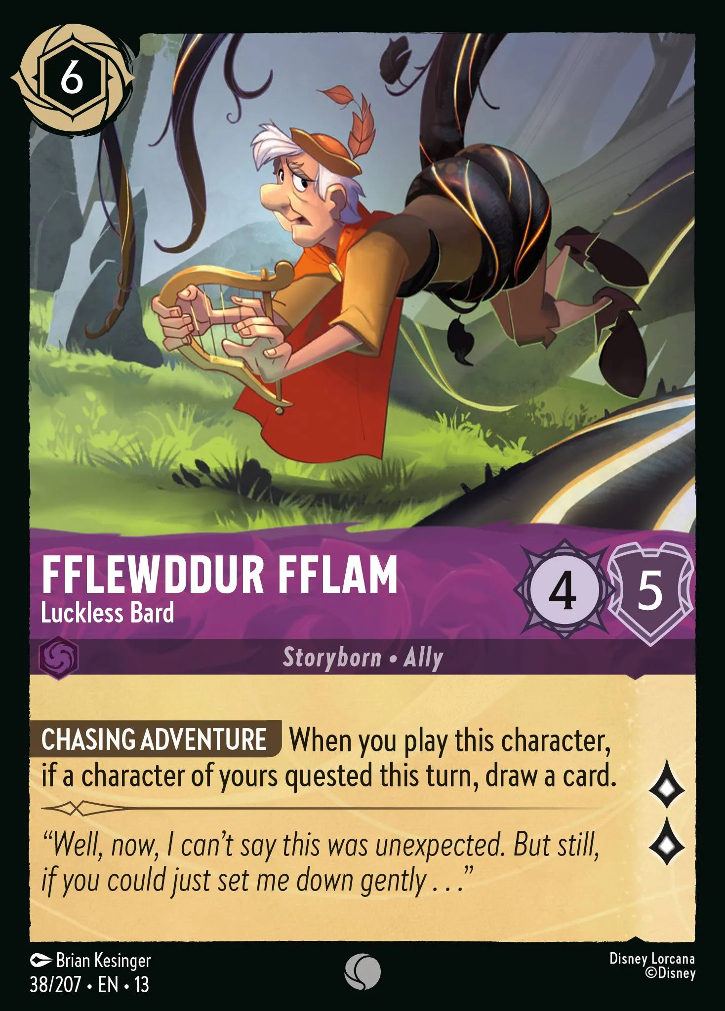 Fflewddur Fflam - Luckless Bard · Attack of the Vine! 38/227