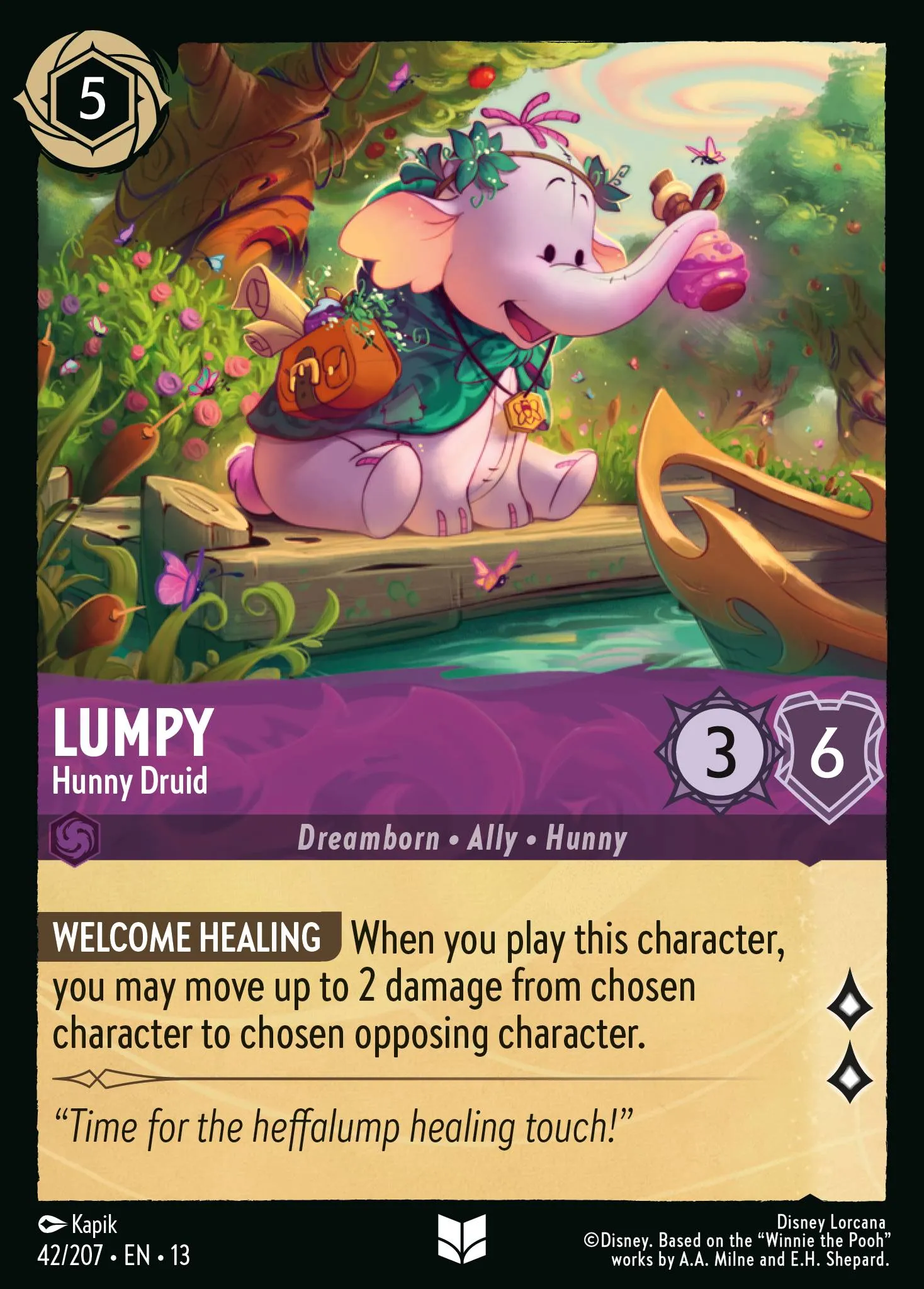 Lumpy - Hunny Druid · Attack of the Vine! 42/227