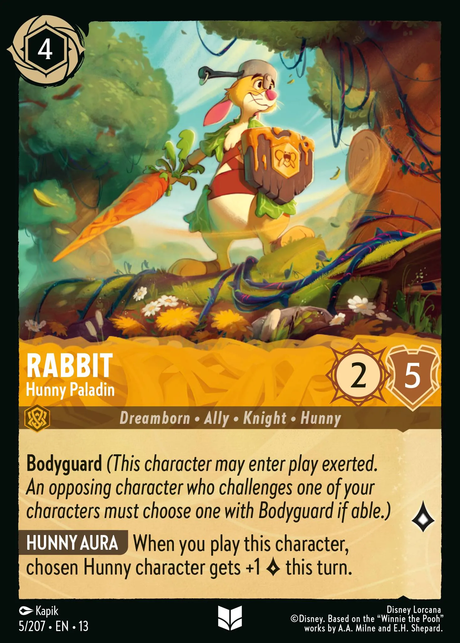 Rabbit - Hunny Paladin · Attack of the Vine! 5/227