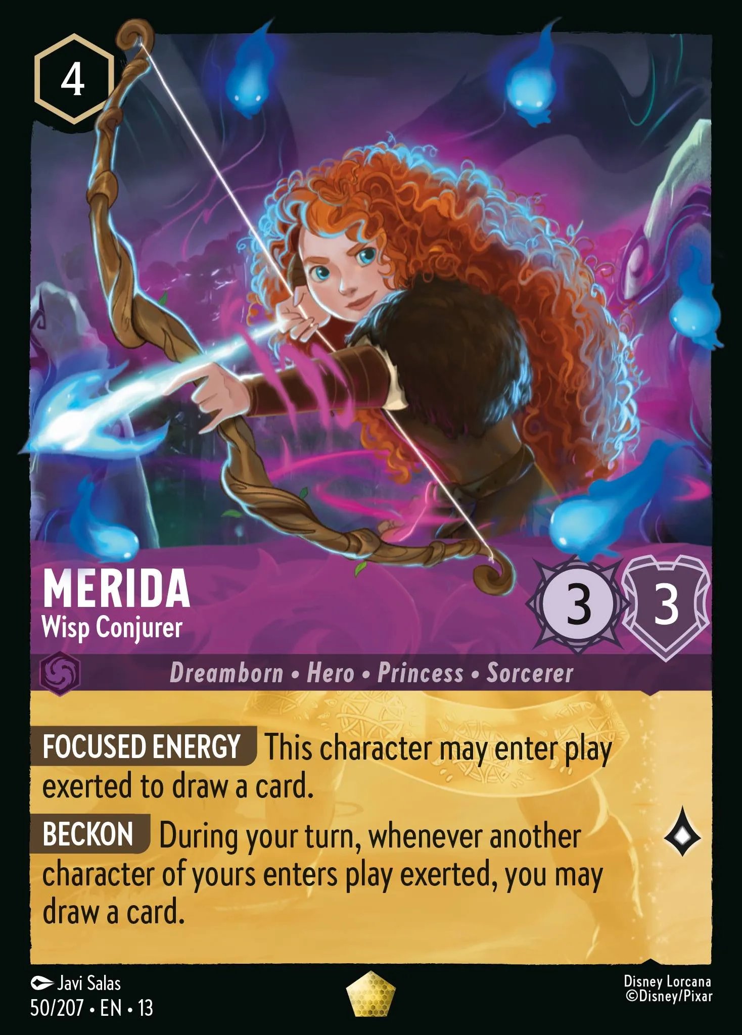 Merida - Wisp Conjurer · Attack of the Vine! 50/227