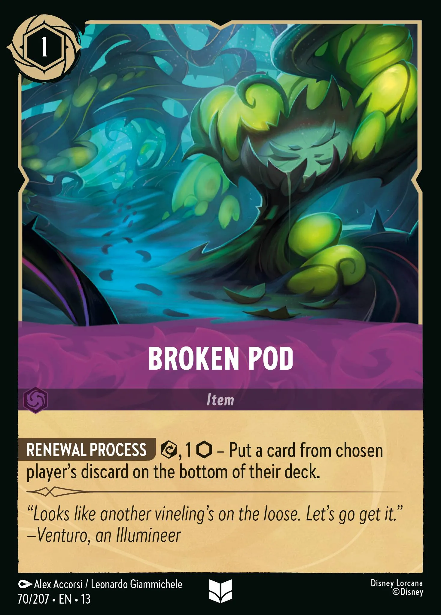Broken Pod · Attack of the Vine! 70/227
