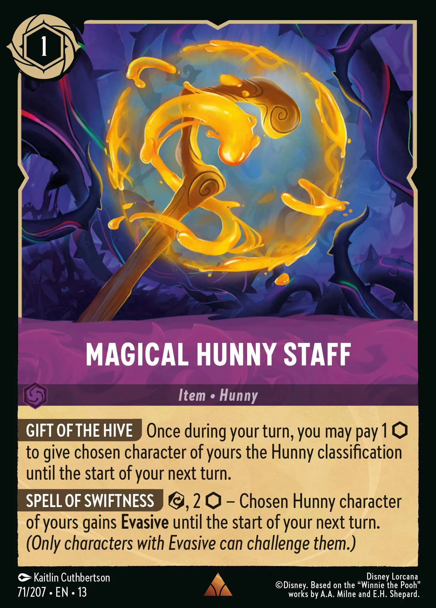 Magical Hunny Staff · Attack of the Vine! 71/227