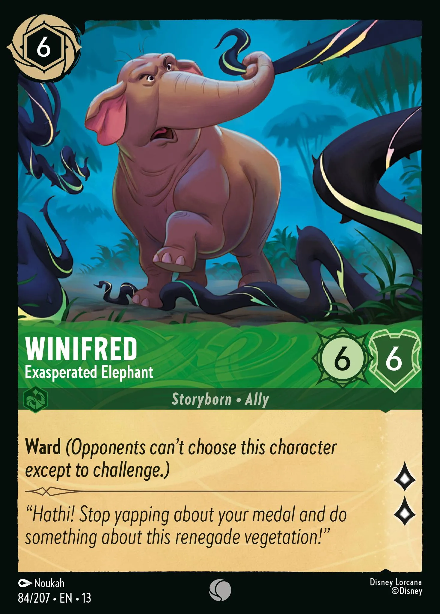 Winifred - Exasperated Elephant · Attack of the Vine! 84/227