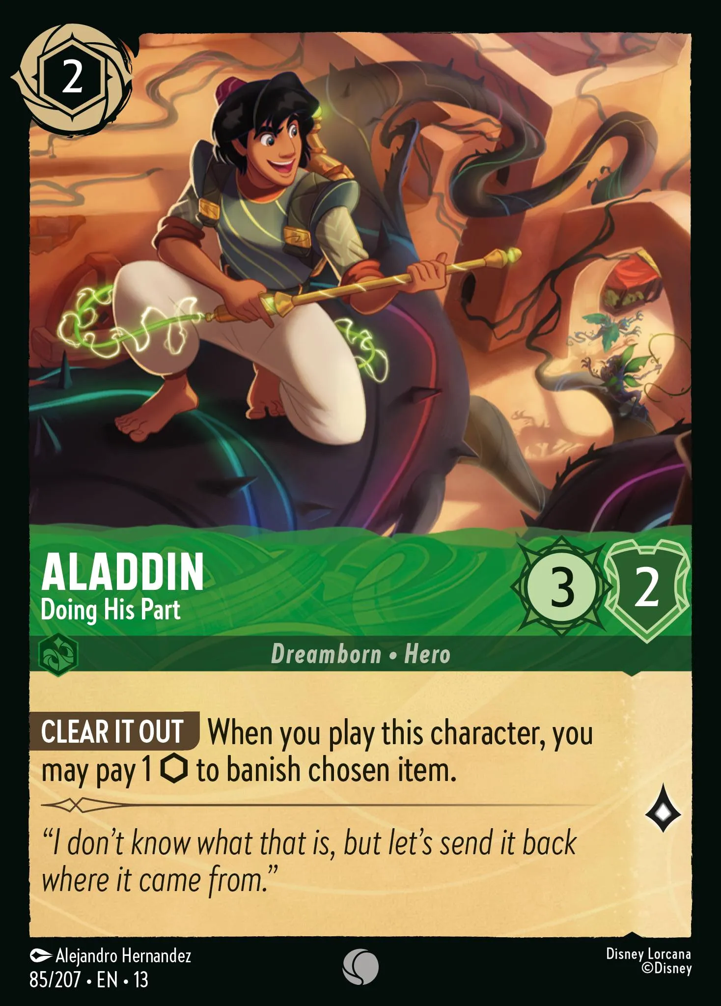 Aladdin - Doing His Part · Attack of the Vine! 85/227