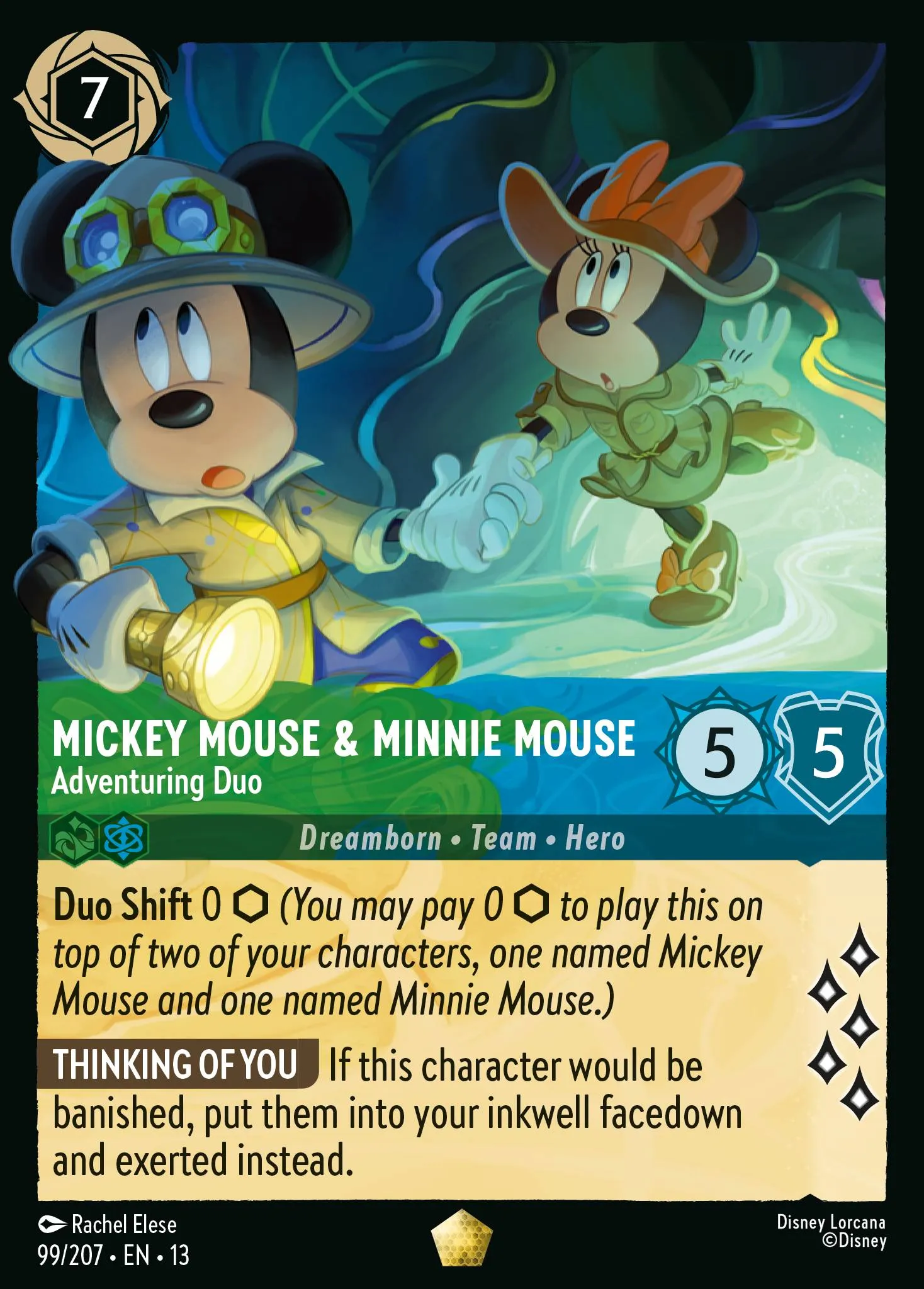 Mickey Mouse & Minnie Mouse - Adventuring Duo · Attack of the Vine! 99/227