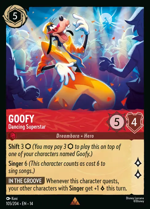 Goofy - Dancing Superstar · Hyperia City 105/57
