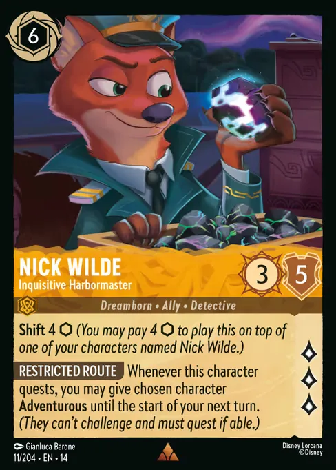 Nick Wilde - Inquisitive Harbormaster · Hyperia City 11/57