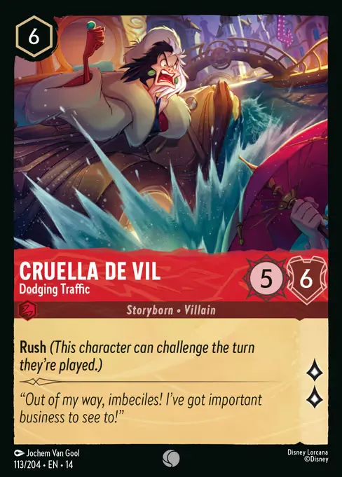 Cruella De Vil - Dodging Traffic · Hyperia City 113/72