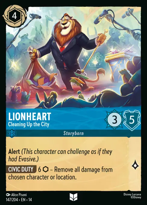 Lionheart - Cleaning Up the City · Hyperia City 147/72