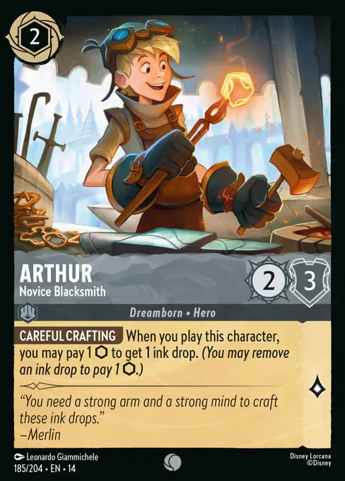Arthur - Novice Blacksmith · Hyperia City 185/57