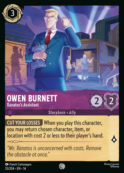 Owen Burnett - Xanatos's Assistant · Hyperia City 35/57