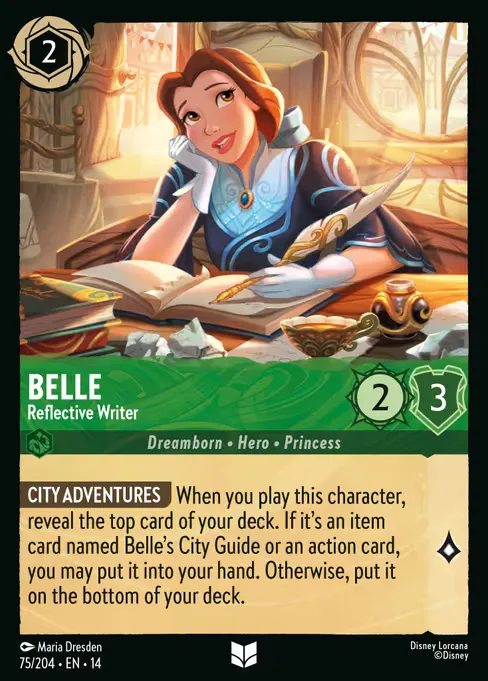 Belle - Reflective Writer · Hyperia City 75/57