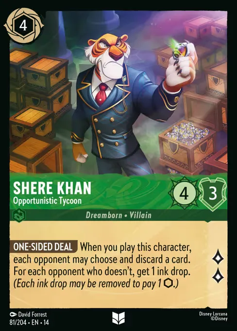 Shere Khan - Opportunistic Tycoon · Hyperia City 81/57