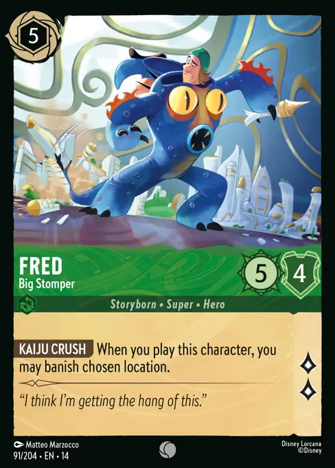Fred - Big Stomper · Hyperia City 91/57