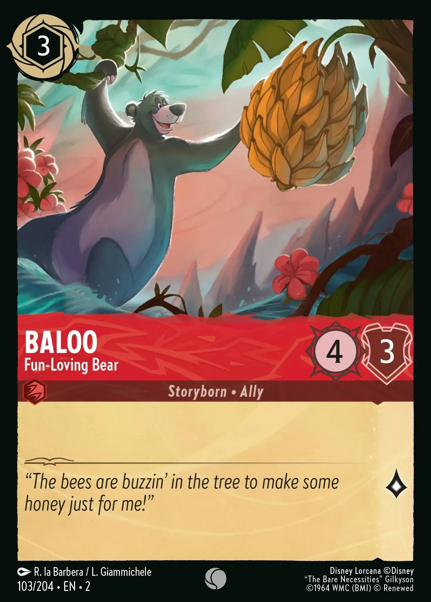 Baloo - Fun-Loving Bear · Rise of the Floodborn 103/204