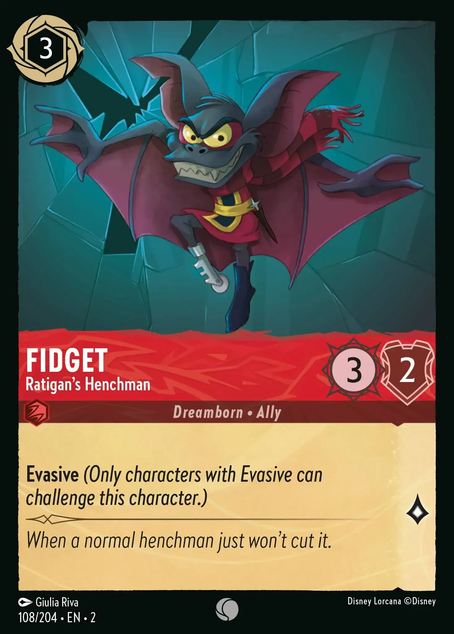 Fidget - Ratigan's Henchman · Rise of the Floodborn 108/204