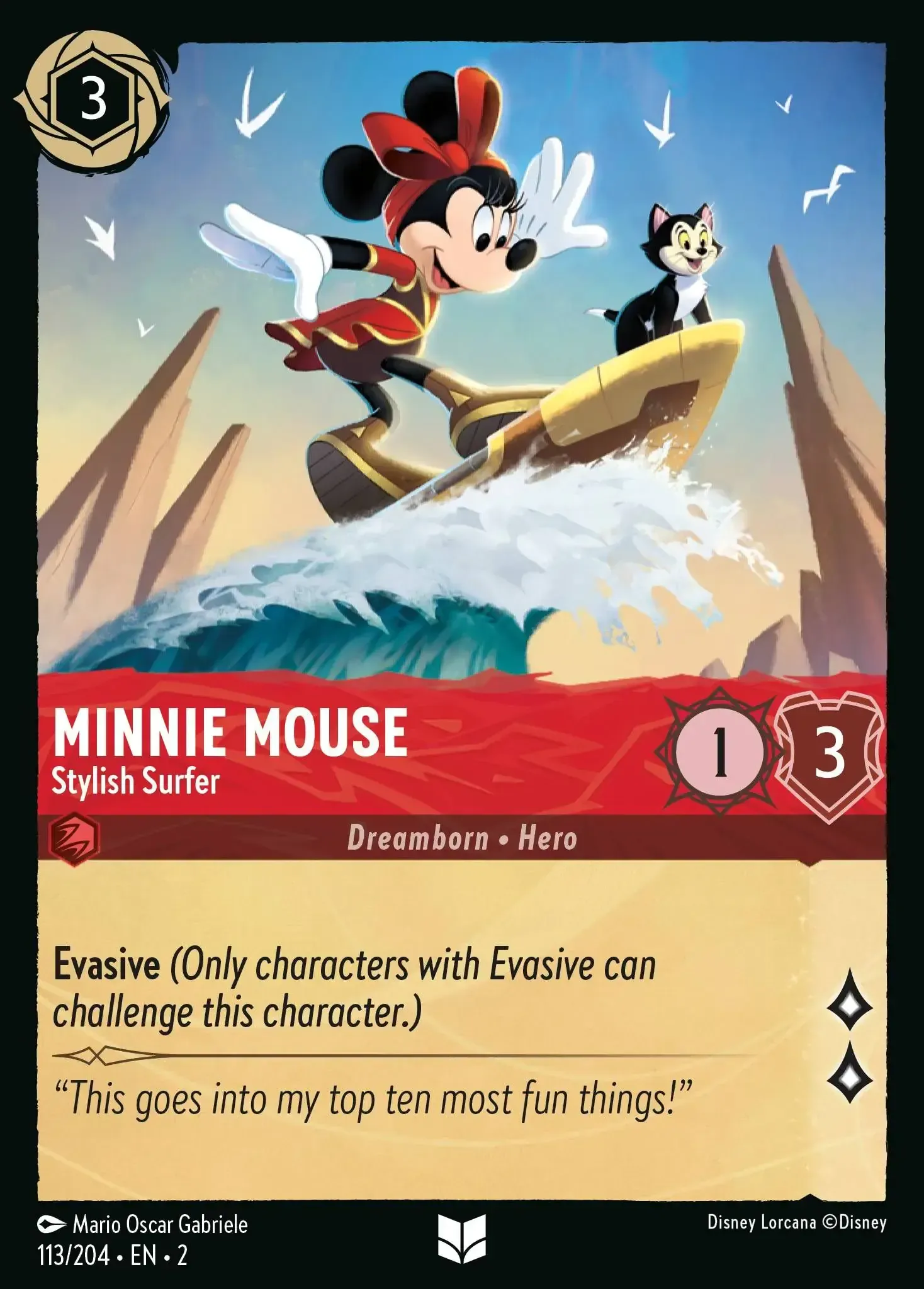 Minnie Mouse - Stylish Surfer · Rise of the Floodborn 113/204