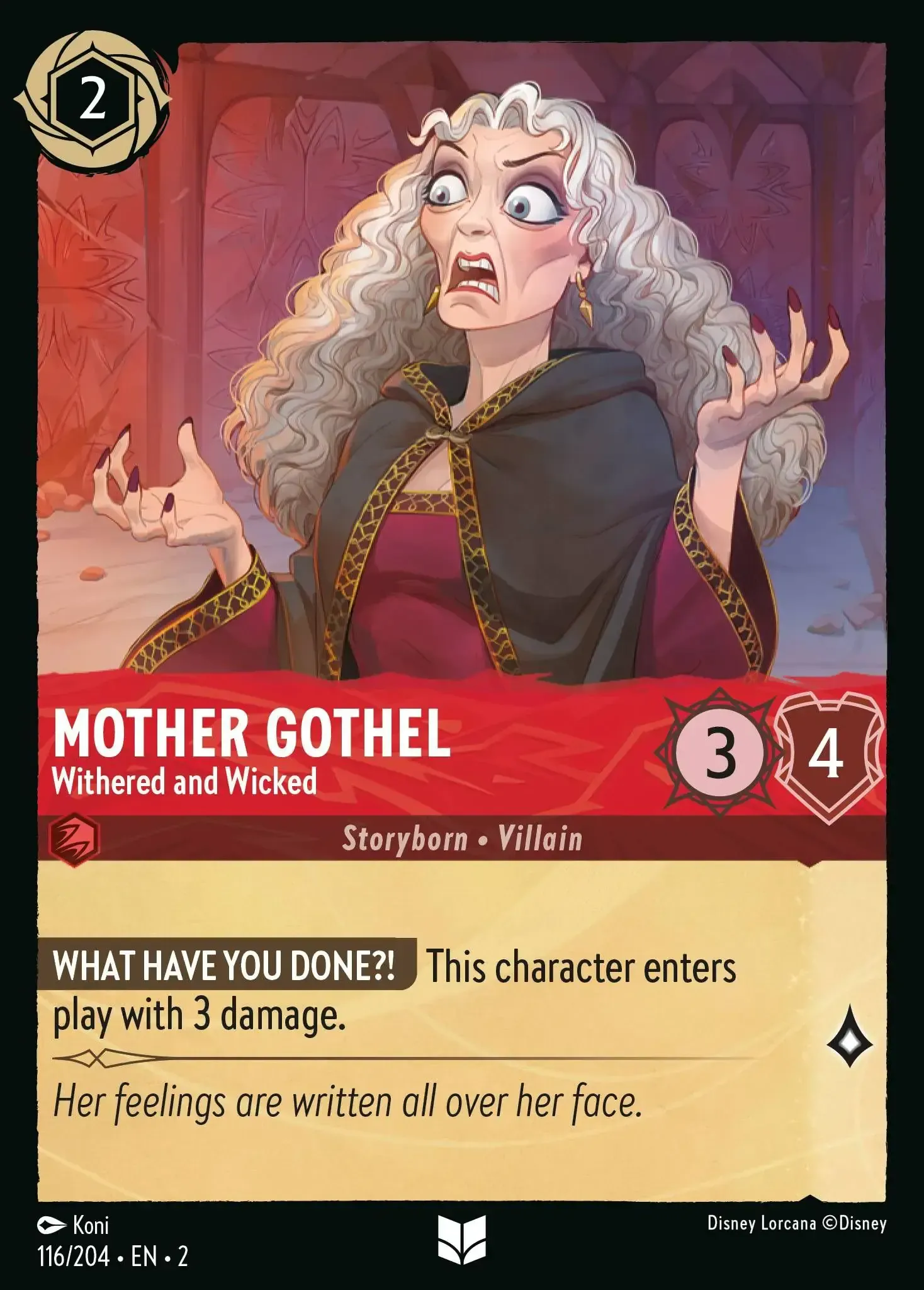 Mother Gothel - Withered and Wicked · Rise of the Floodborn 116/204