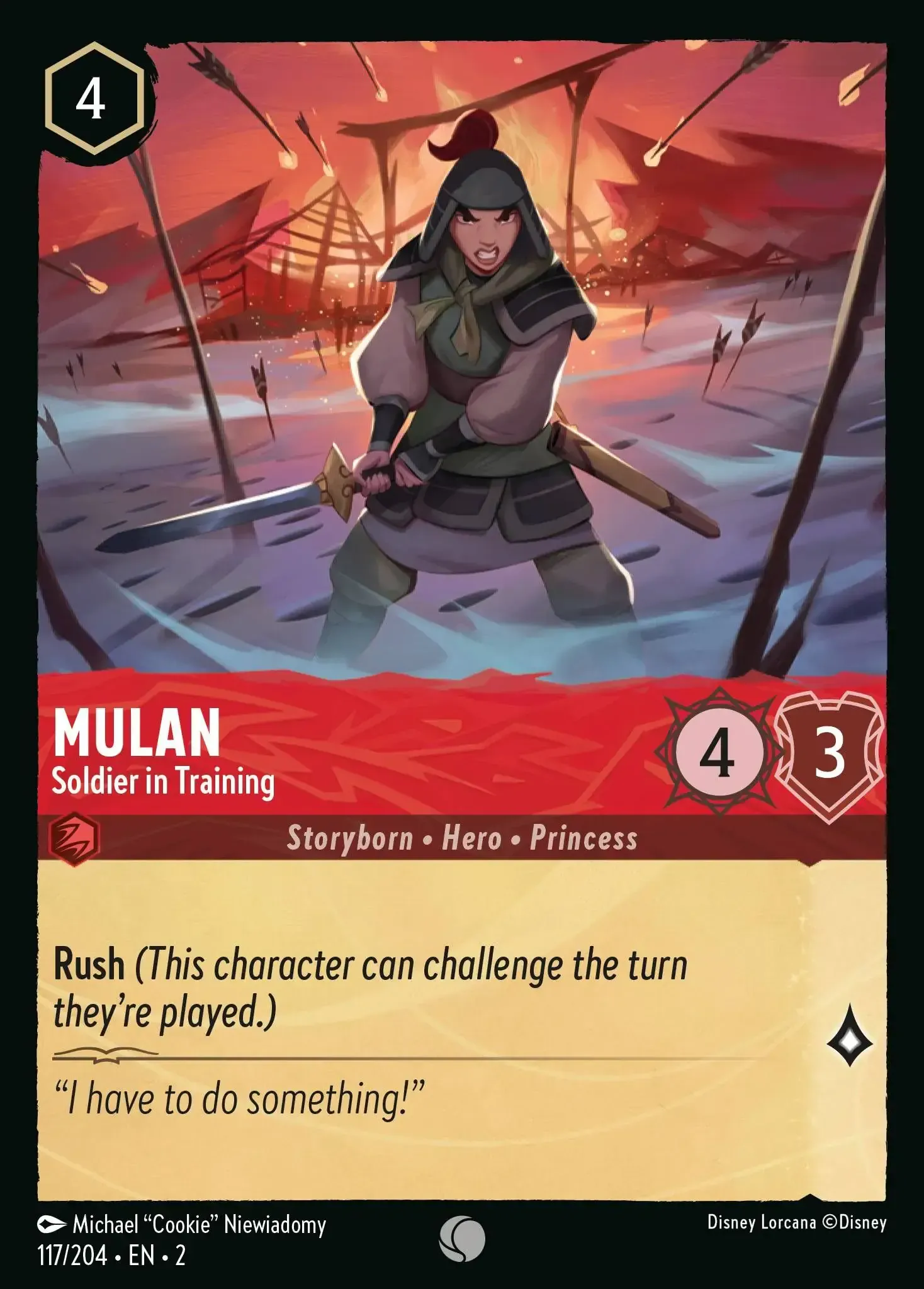 Mulan - Soldier in Training · Rise of the Floodborn 117/204