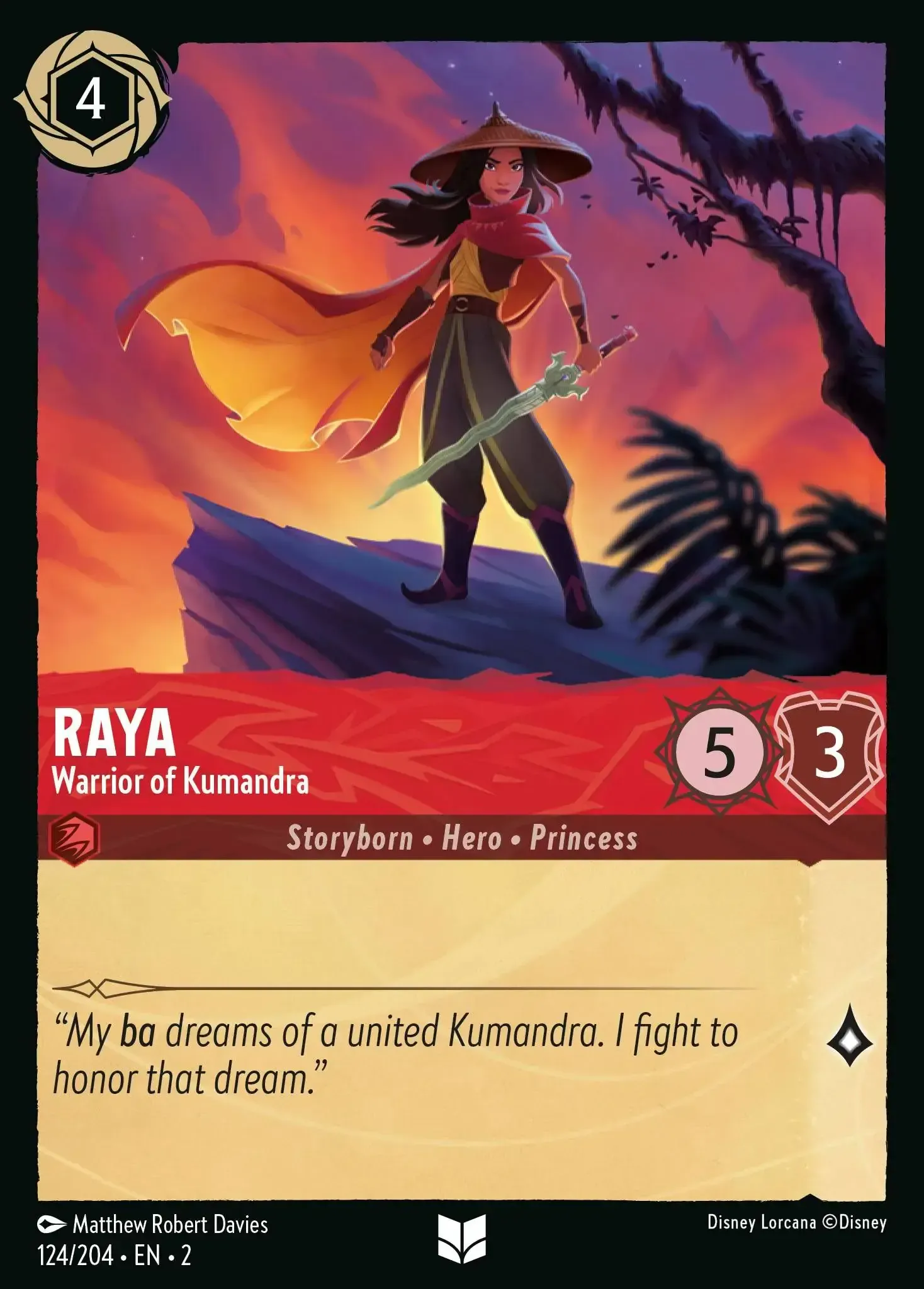Raya - Warrior of Kumandra · Rise of the Floodborn 124/204