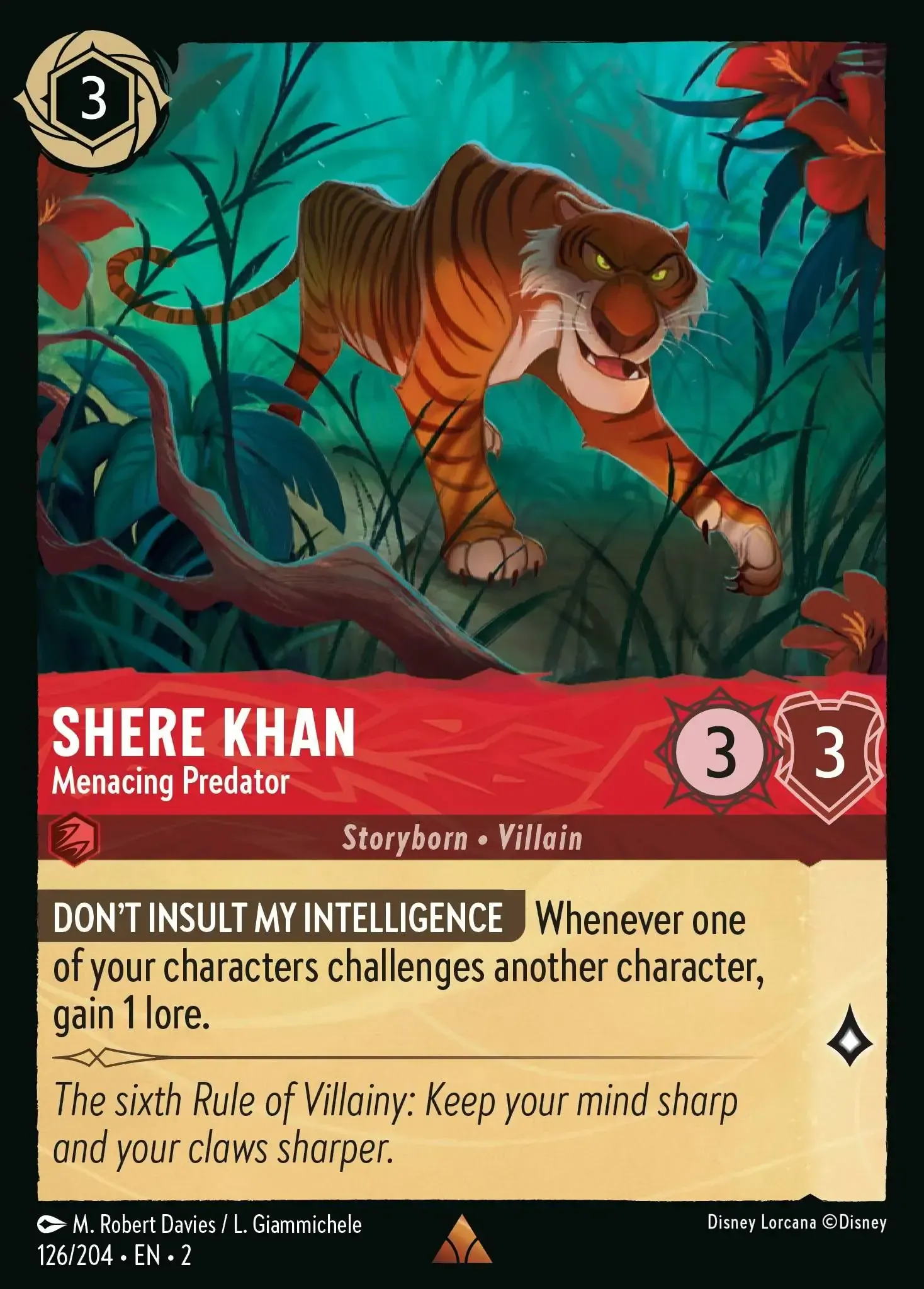 Shere Khan - Menacing Predator · Rise of the Floodborn 126/204