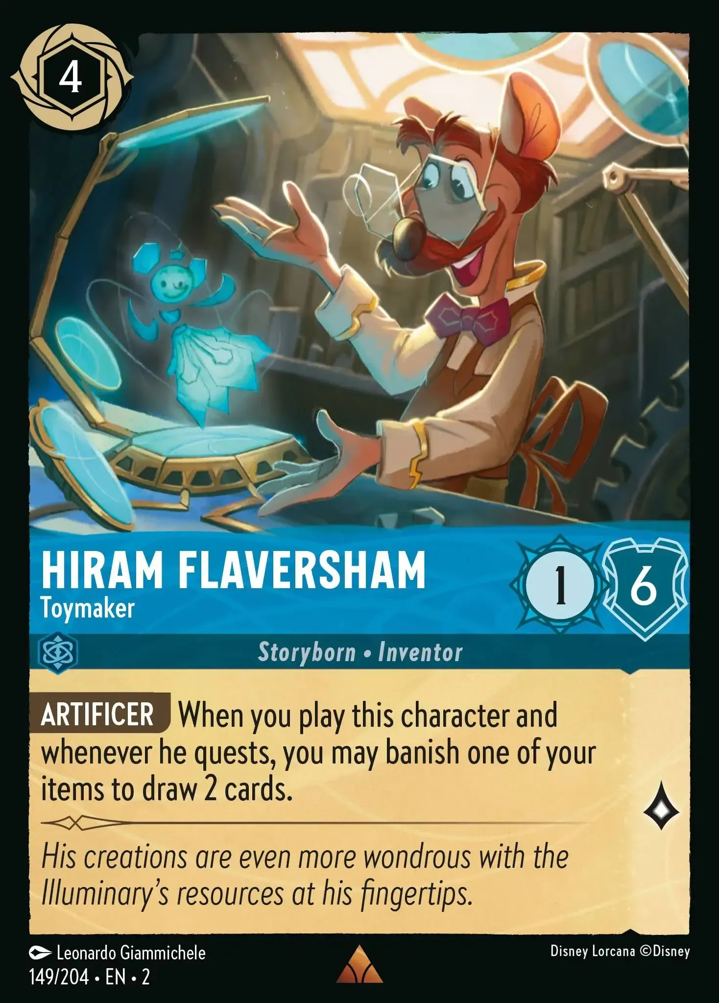 Hiram Flaversham - Toymaker · Rise of the Floodborn 149/204