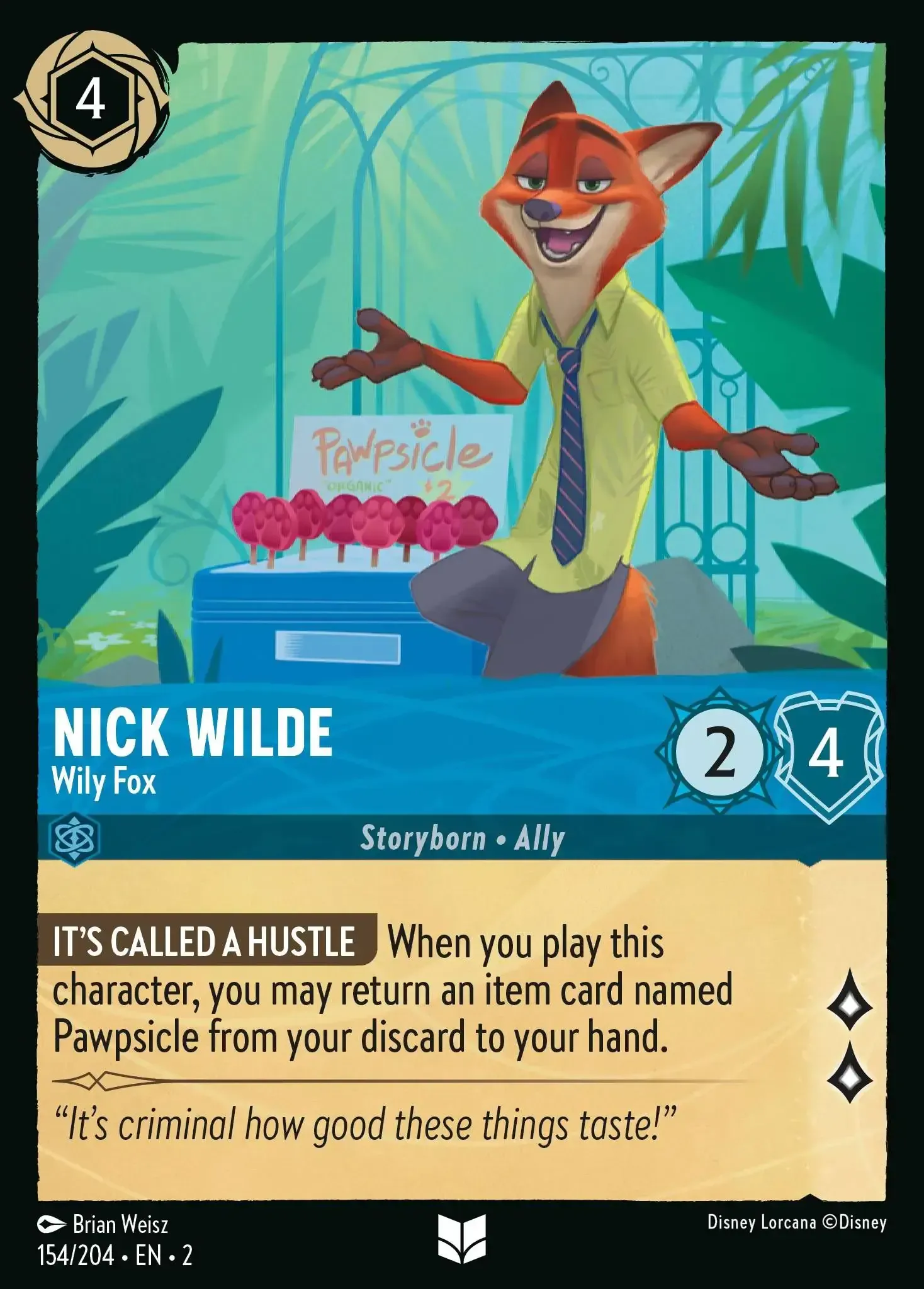 Nick Wilde - Wily Fox · Rise of the Floodborn 154/204