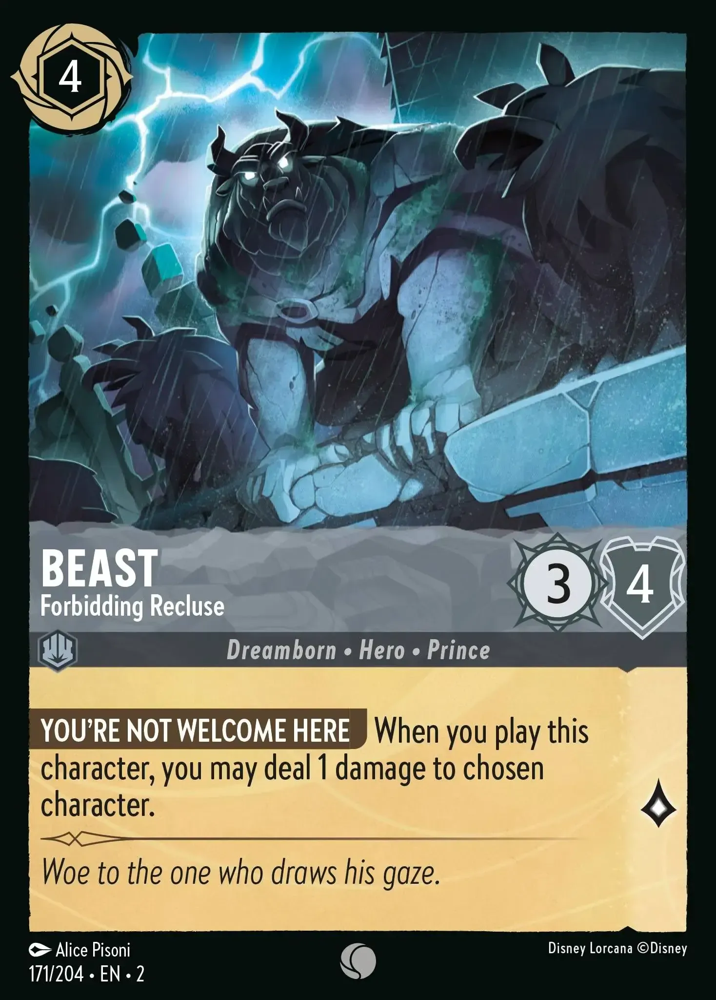 Beast - Forbidding Recluse · Rise of the Floodborn 171/204