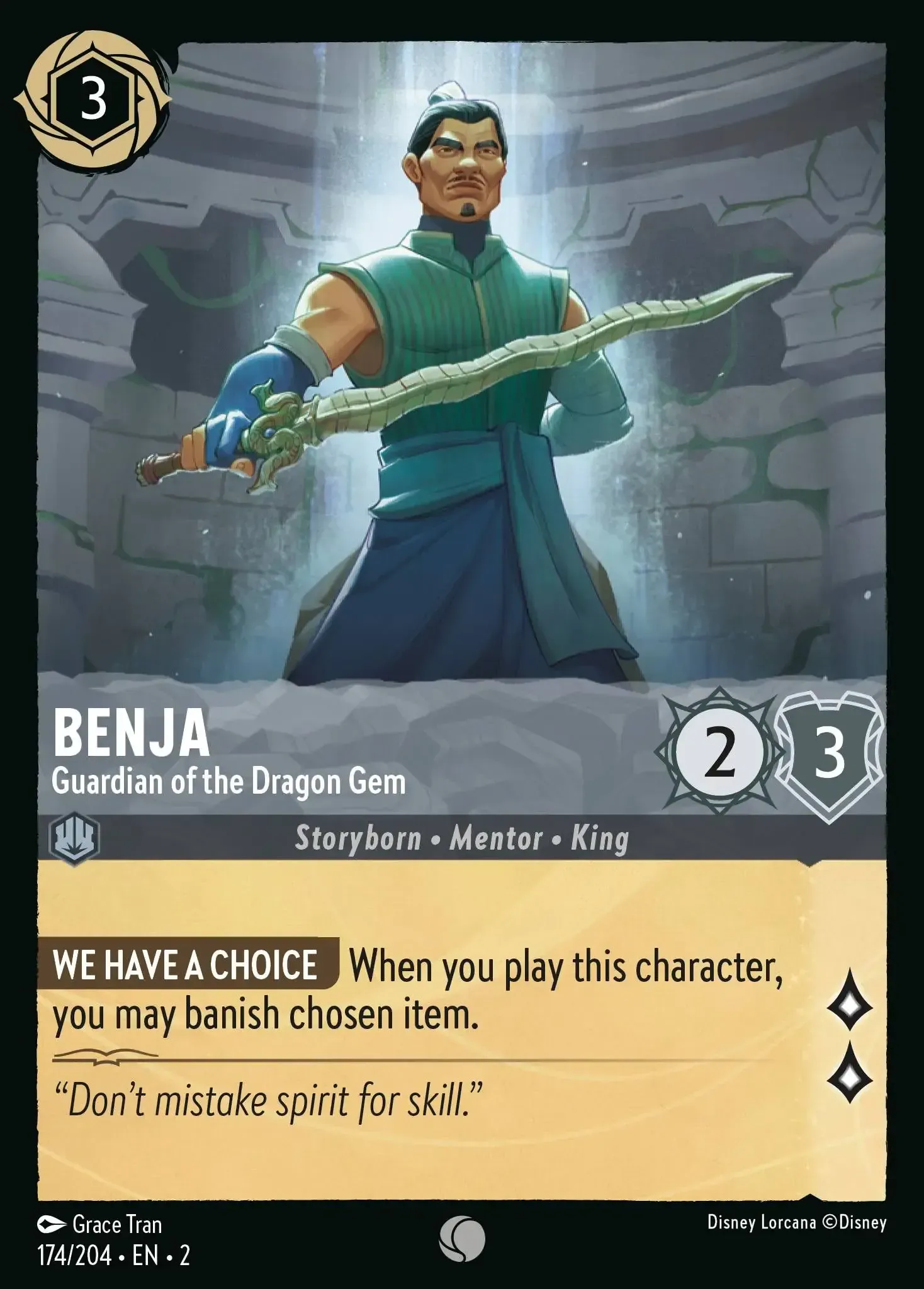 Benja - Guardian of the Dragon Gem · Rise of the Floodborn 174/204
