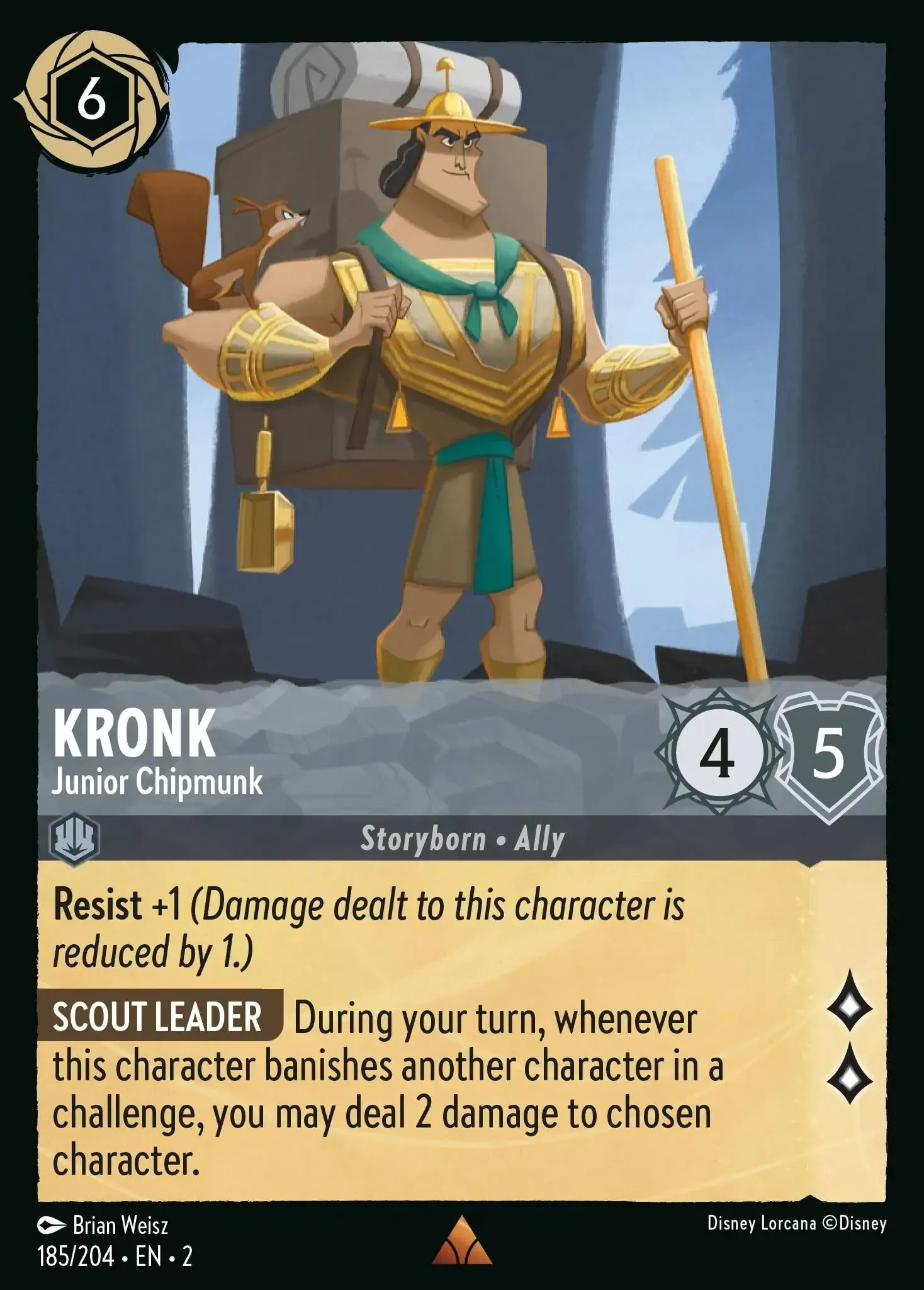 Kronk - Junior Chipmunk · Rise of the Floodborn 185/204