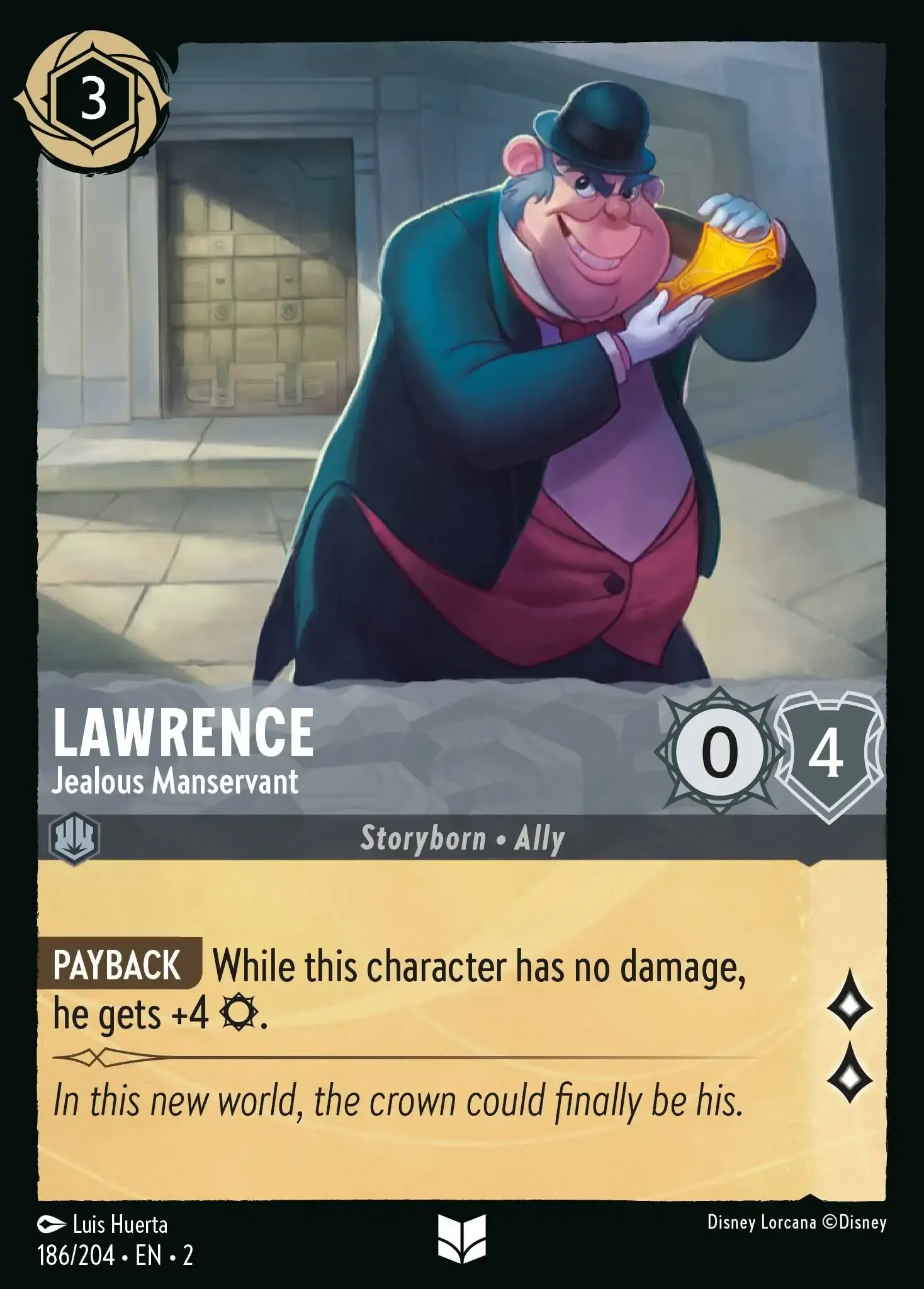 Lawrence - Jealous Manservant · Rise of the Floodborn 186/204