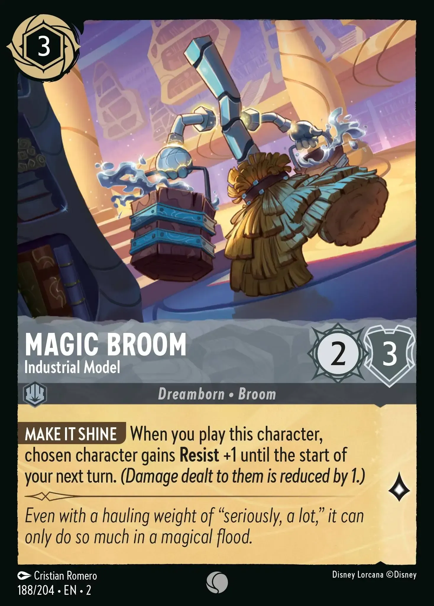 Magic Broom - Industrial Model · Rise of the Floodborn 188/204