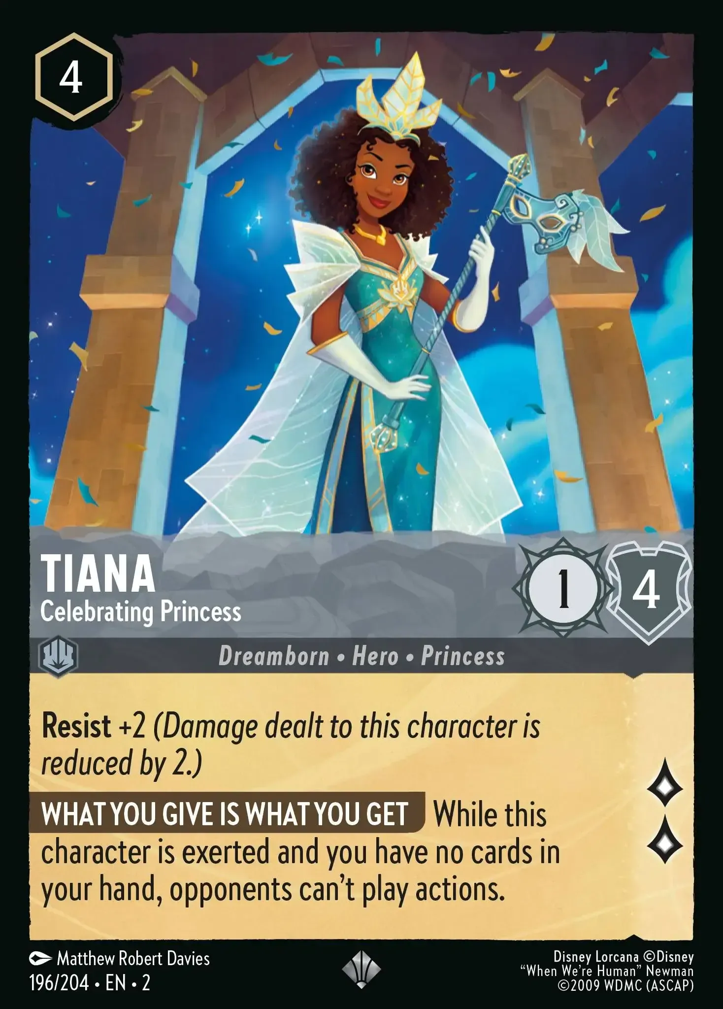 Tiana - Celebrating Princess · Rise of the Floodborn 196/204