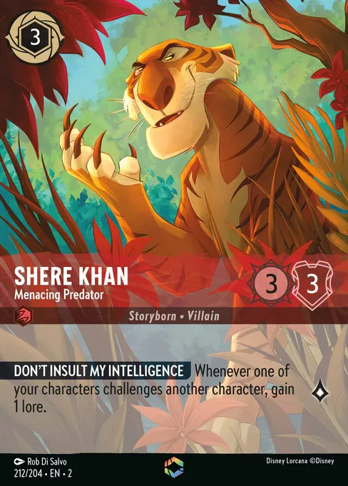 Shere Khan - Menacing Predator · Rise of the Floodborn 212/204