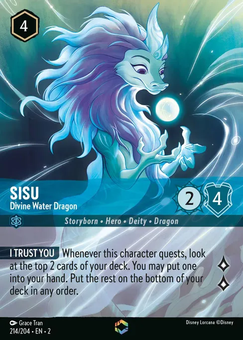 Sisu - Divine Water Dragon · Rise of the Floodborn 214/204